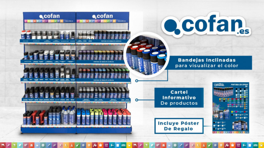 Cofan solucion expositiva spray 36795