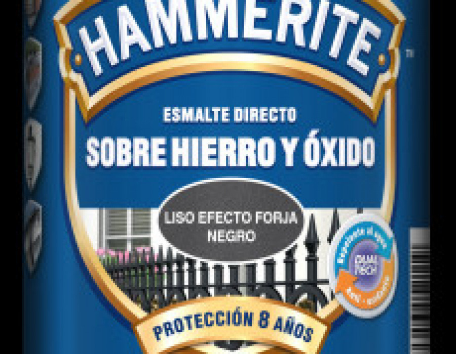 Hm liso efecto forja negro 750 29327