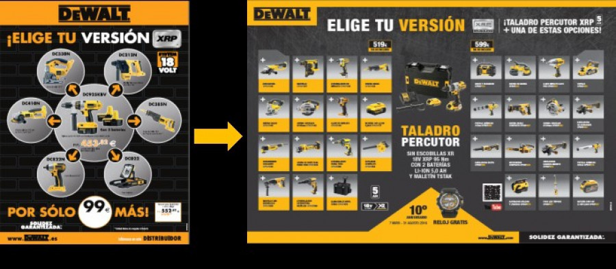 Dewalt campana 22642