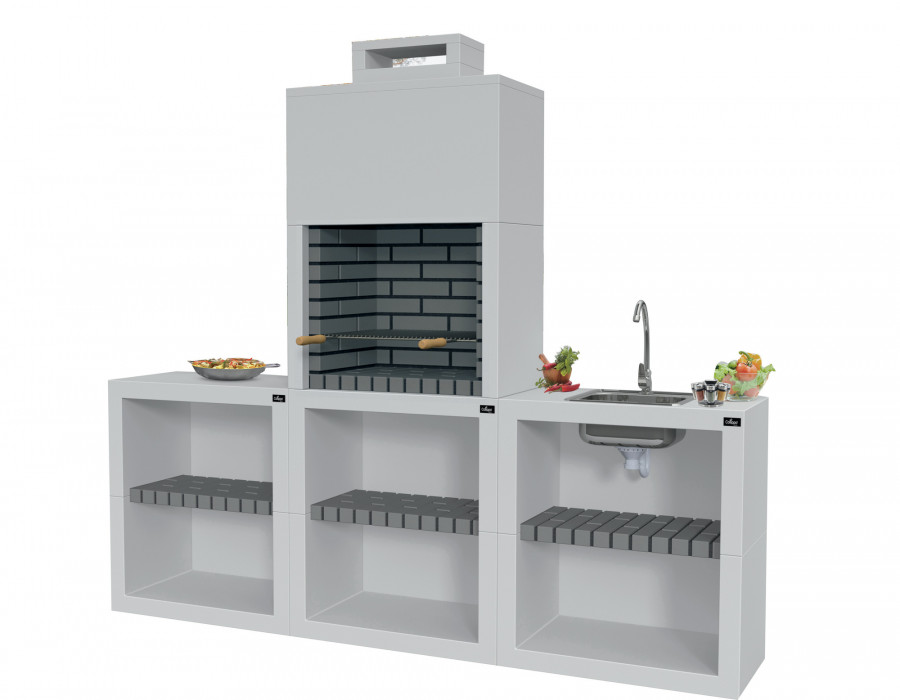 Barbacoa modular chic