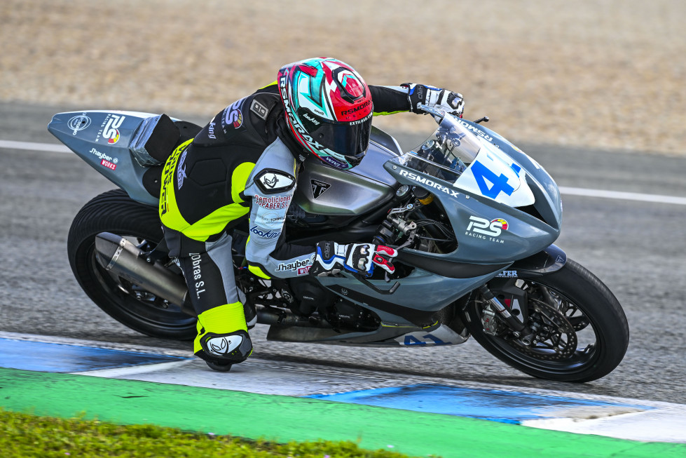 Marc García en pista